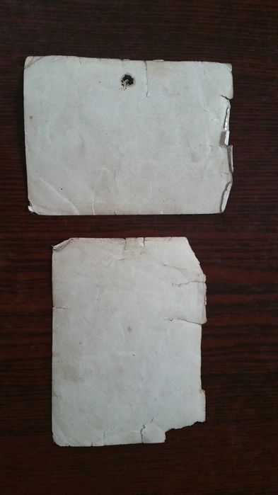 Открытка старинная "Встреча с поцелуем"