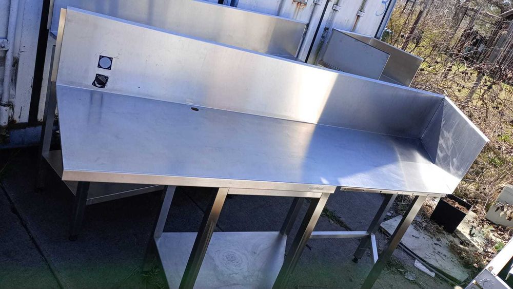 Szafki gastronomiczne stal nierdzewna  stół z otwartą półką DORA METAL