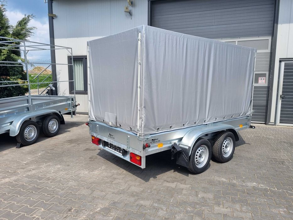 Przyczepka samochodowa SIDECAR 300x156 750 kg Producent - TRANSPORT