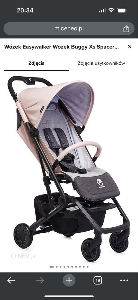 Wózek spacerówka Easywalker buggy xs