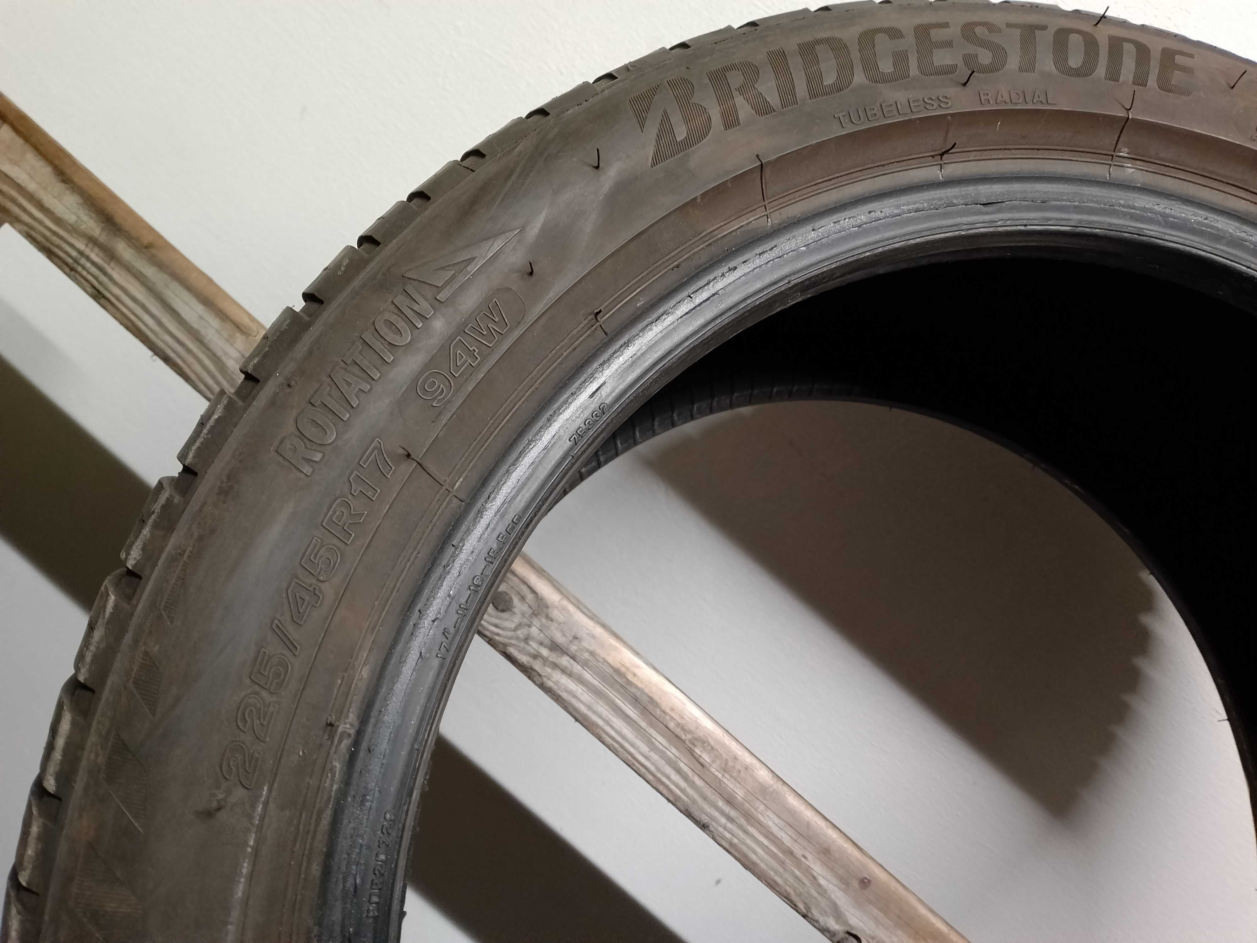 225/45 17 Bridgestone A005 Evo 0622 Obrzycko P1717