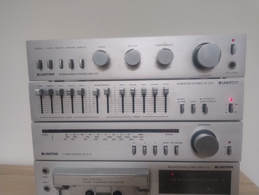 Wieża Unitra Diora ZM WS 315 FS 015 AS 215 MDS 415 mini wieża
