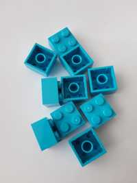 Lego Brick 2x2 M. Azur 10 szt. Nowe