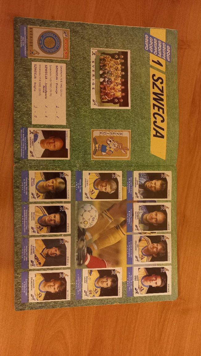 Album Euro 92 Panini