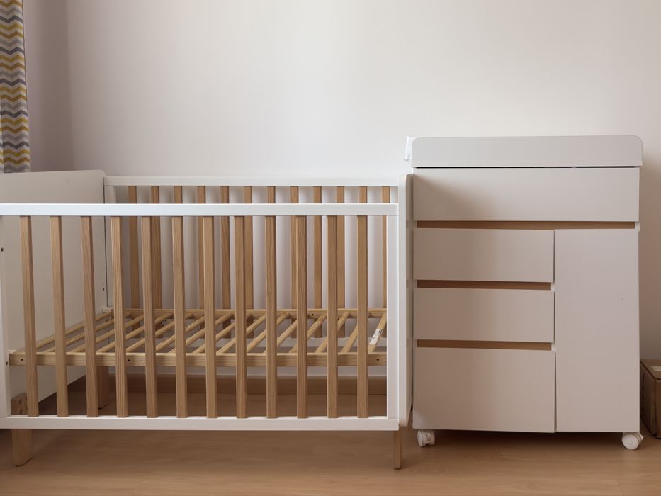Berço e Cómoda/Fraldário TRAMA