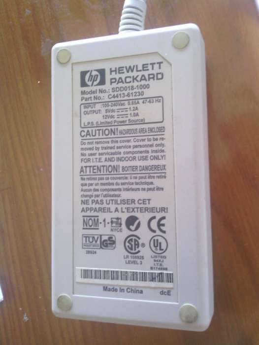 Carregador original hp model nº C 2170 A ou SDD018_1000