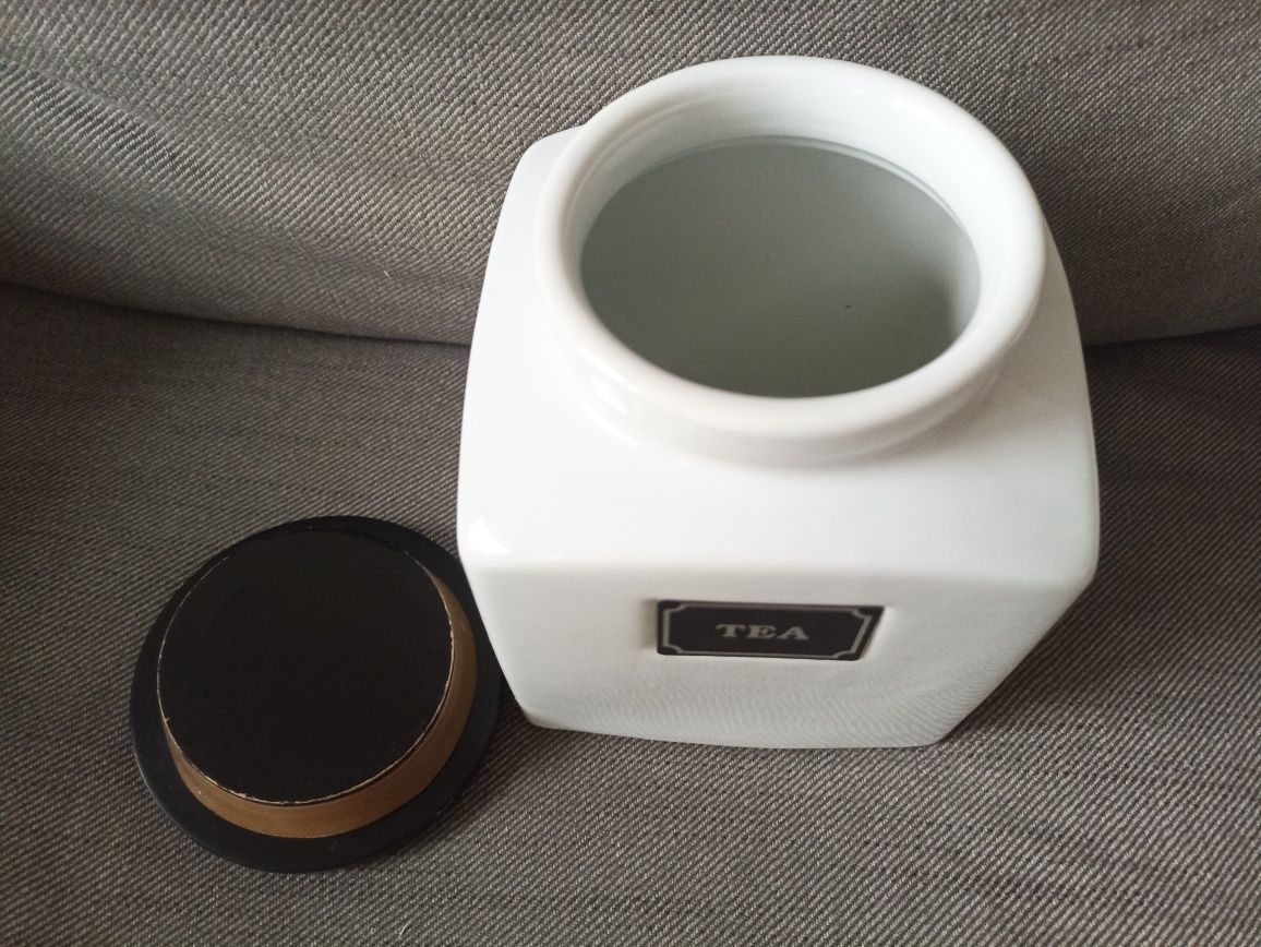 Pojemnik ceramiczny na kawę herbatę