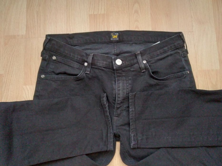 Spodnie Lee Luke W34 L32 czarne jeans
