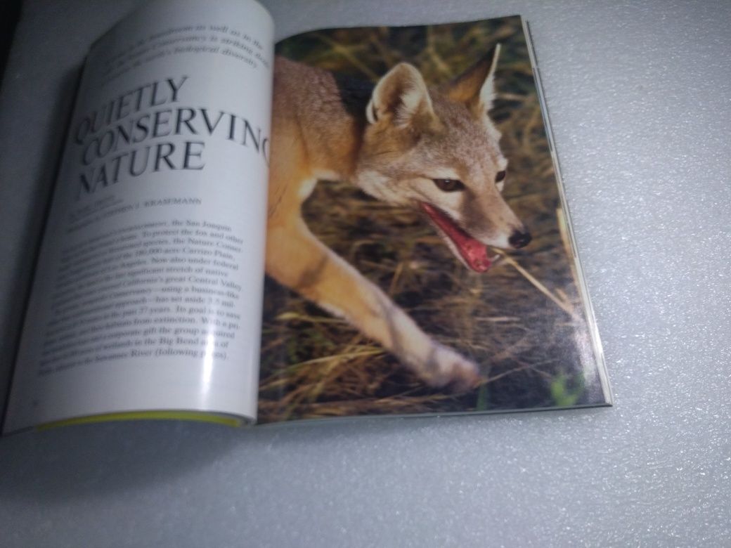 Antiga Rara Revista com Capa dourada da National Geographic