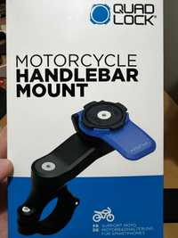 NOWY Quad Lock Motorcycle Handlebar Mount + iPhone SE (2nd)/8/7 case