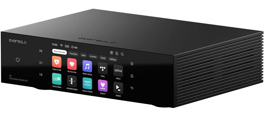 EverSolo T8 | Referencyjny transport streamer sieciowy | Tidal Spotify