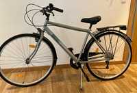 Bicicleta Passeio Roda 28 Crosstown 6V Cinza