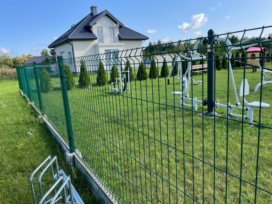 Ogrodzenie systemowe panelowe panel panele ogrodzeniowy ocynk drut