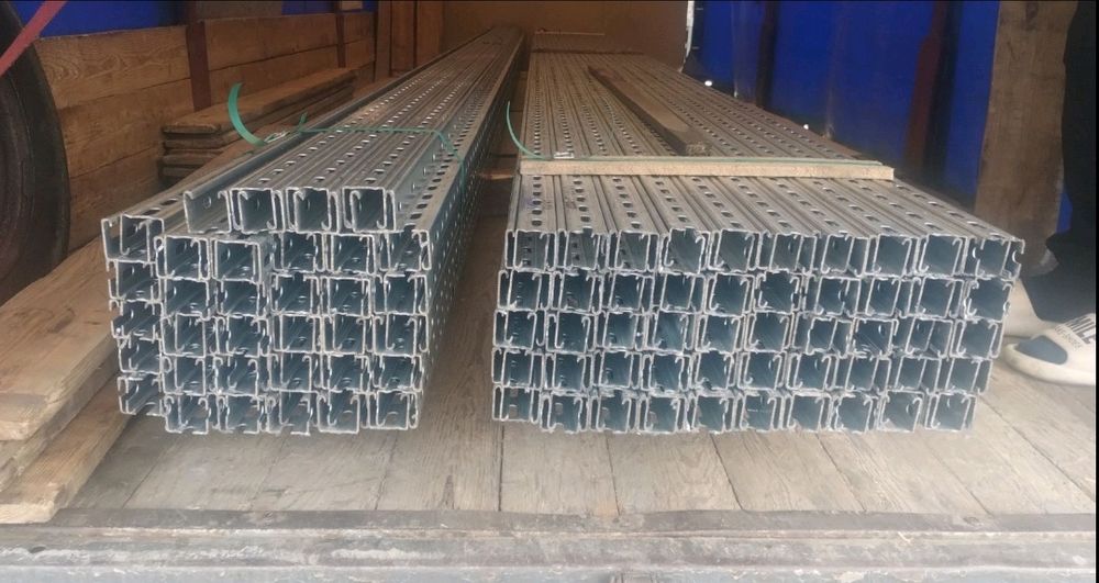 Оцинкований профіль для монтажу сонячних станцій, панелей, батарей.