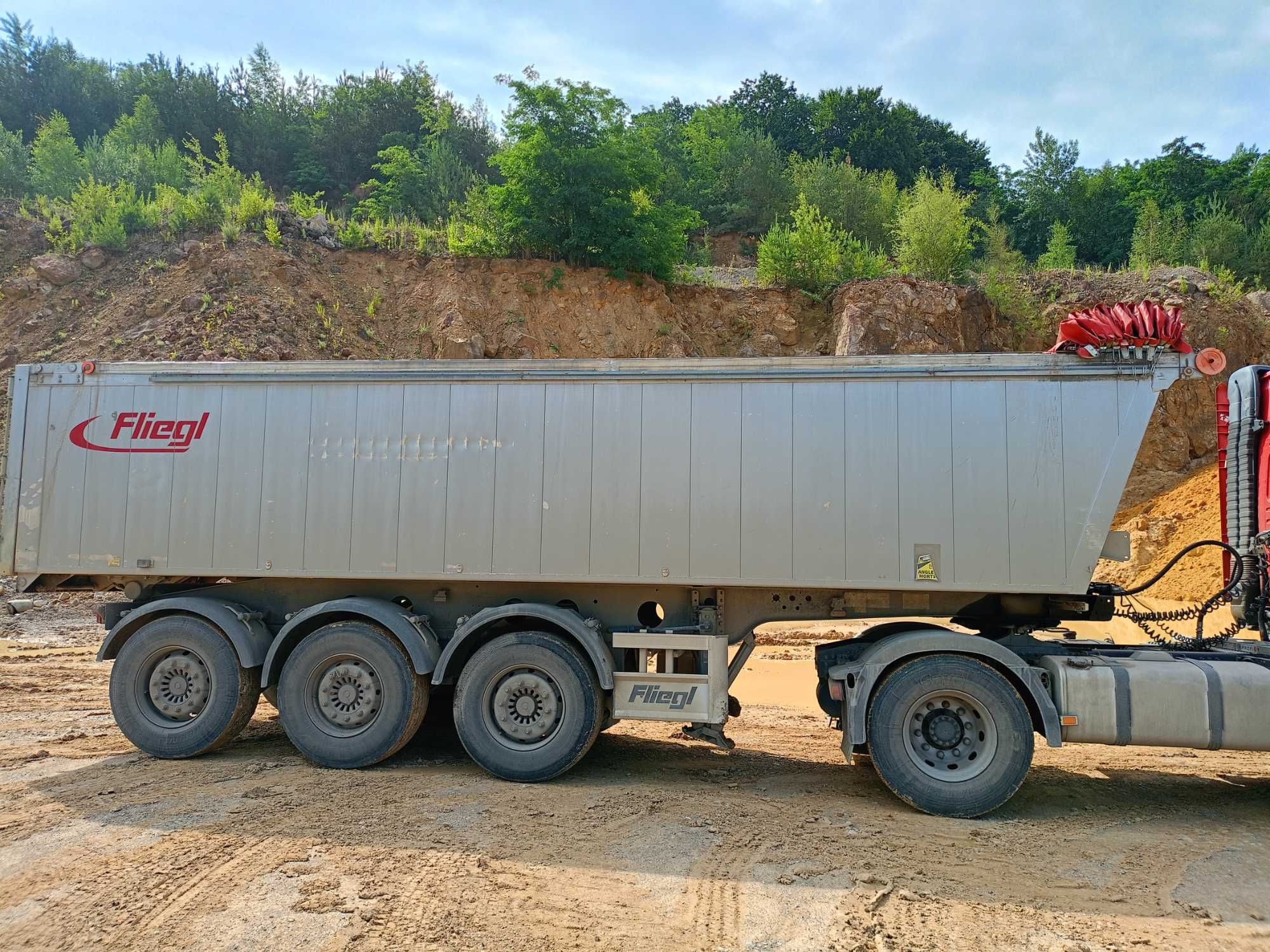 Naczepa aluminiowa wywrotka fliegl