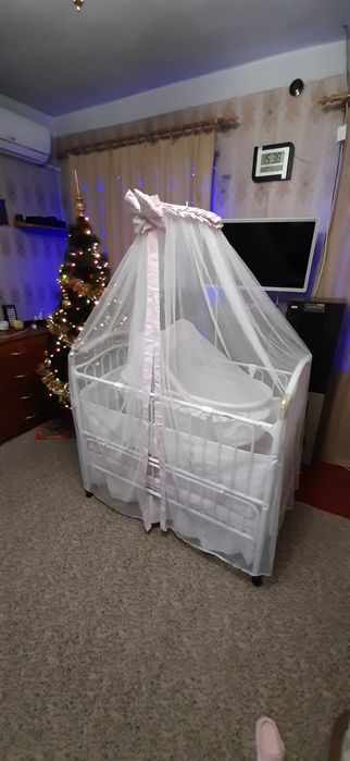 Детский манеж с люлькой!