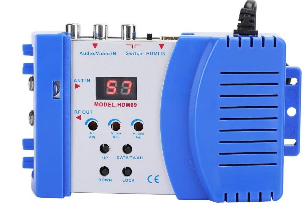 Modulador Analógico Rf Hdmi 1080P para Tv Pc Dvd