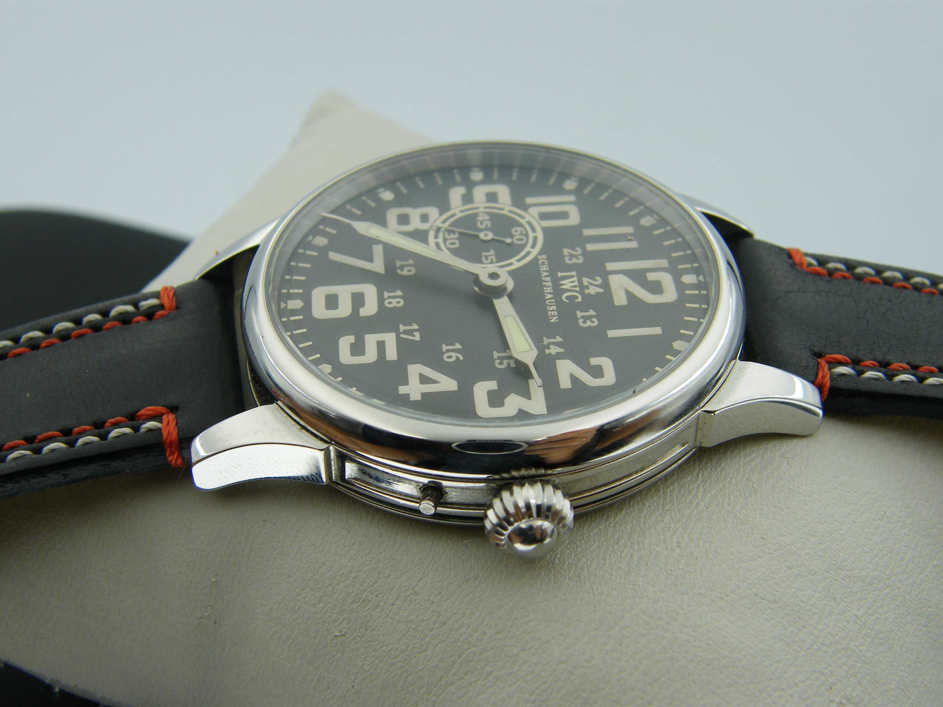 IWC Schaffhausen Pilot Piękna Pasówka w Stali Cal. 63 z 1904 roku