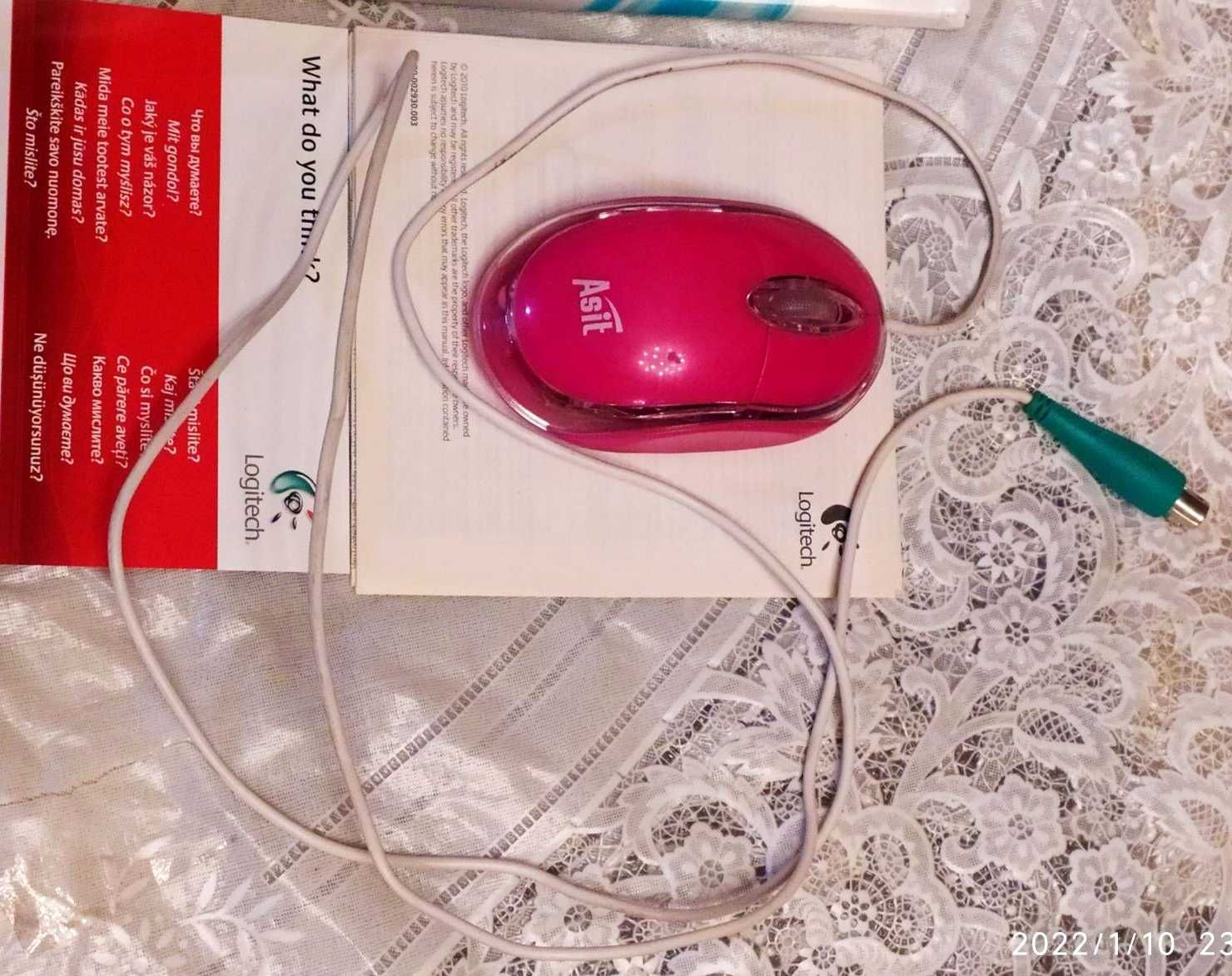 Мышка проводная Logitech Wireless Mouse М235, red, eer2, нов., в упак.