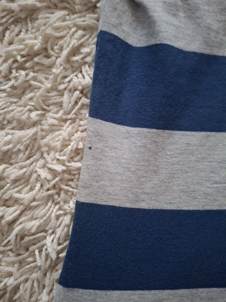 Polówka w paski Ambercrombie, tshirt z kołnierzykiem