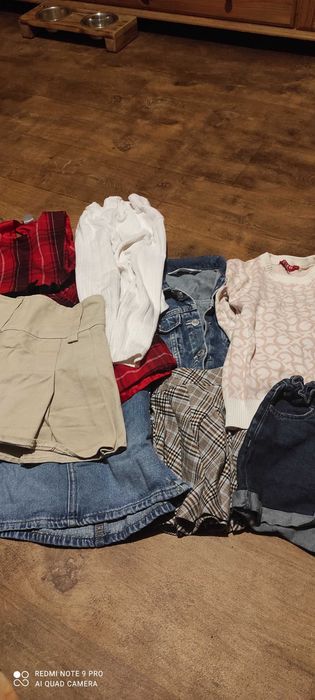 Paka ubrań dla dziewczynki rozmiar 122/128