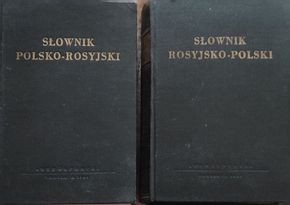 Słownik polsko-rosyjski rosyjsko-polski 1949