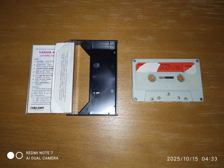 ## k7 audio Stars for Unisef (retro) ##