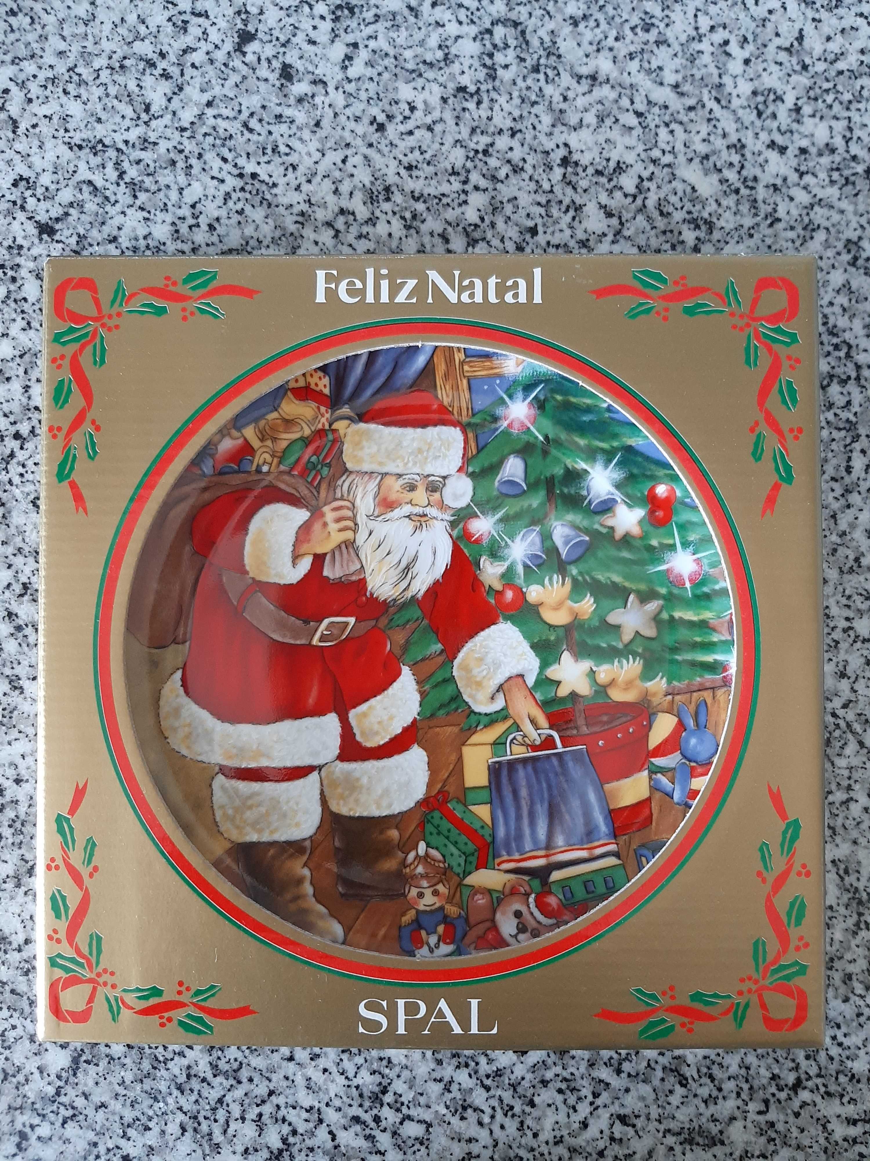 Prato porcelana SPAL Natal 1998 ed. limitada