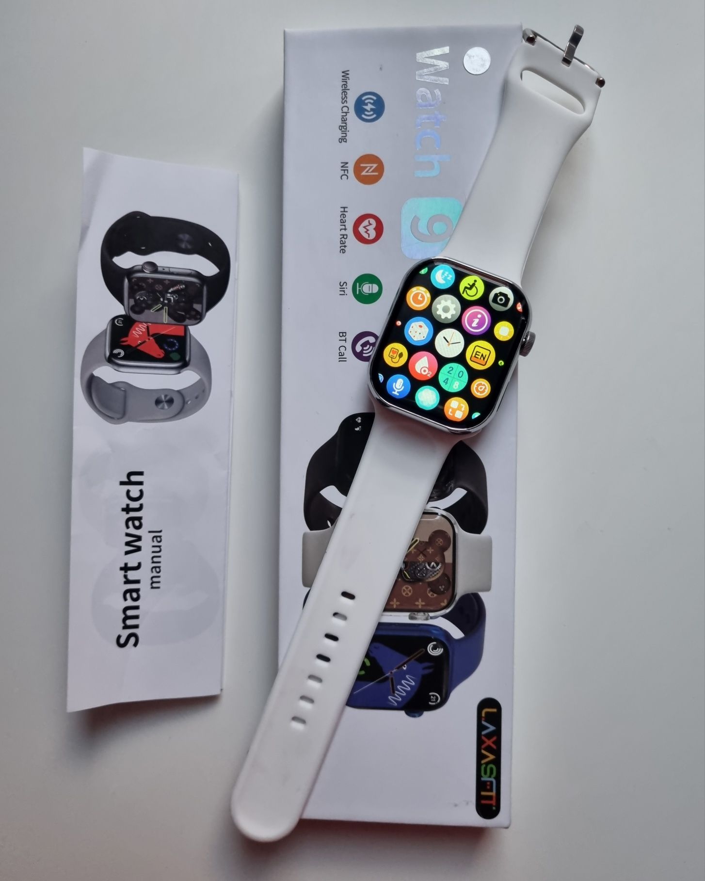 Smartwatch 9 Max white