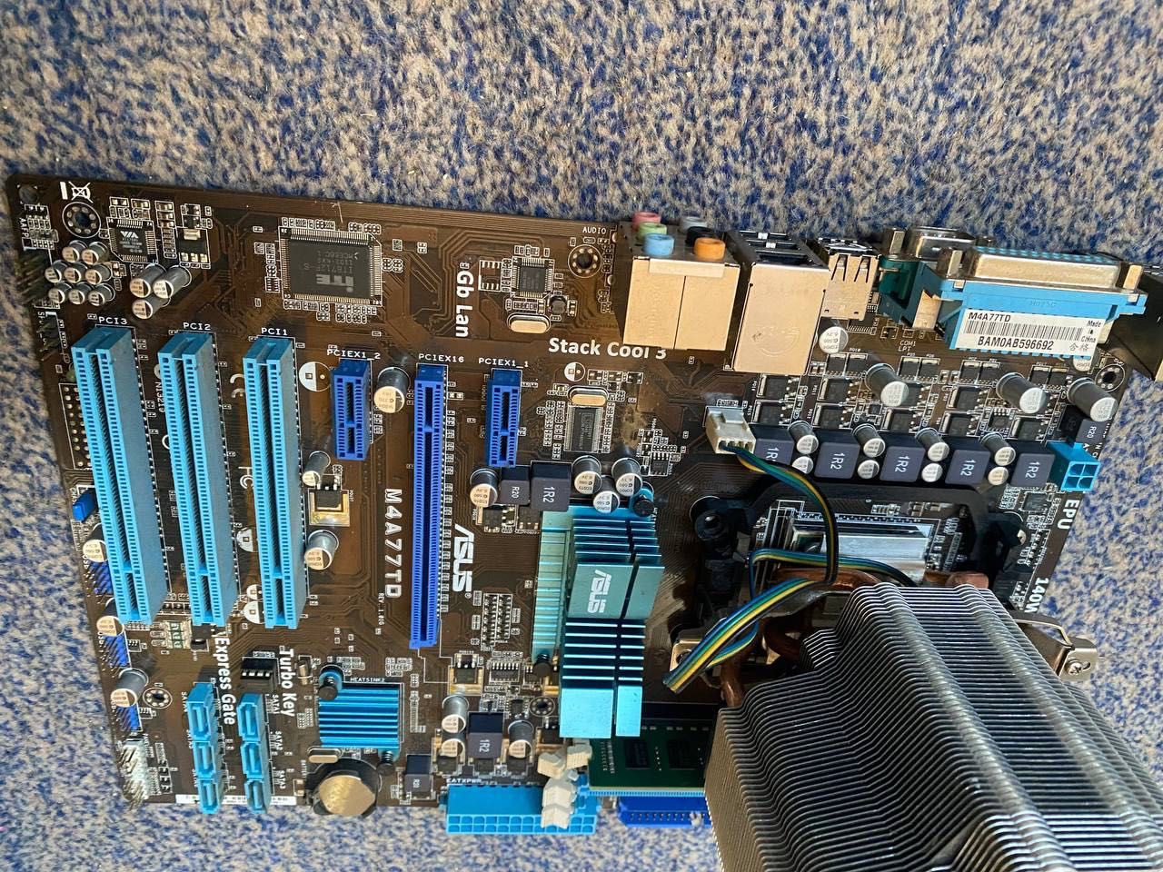 M4A77TD + Athlon II X2 240 + 8 gb ddr3 + кулер башня