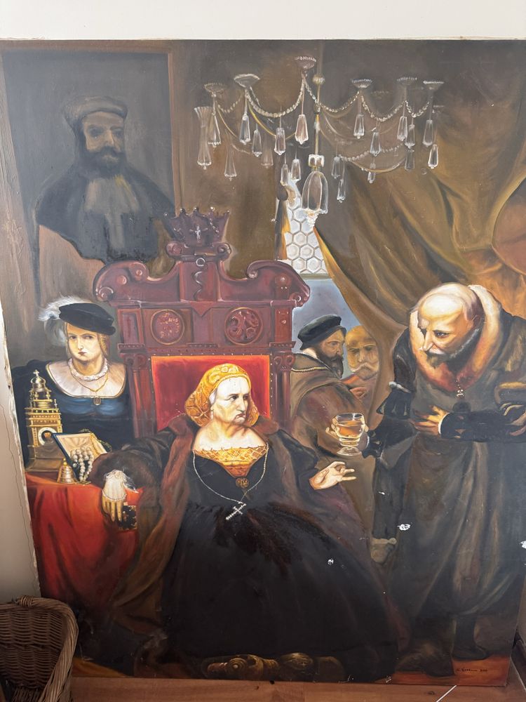 4 obrazy malowane farbami – tanio, tylko 250 zł za komplet