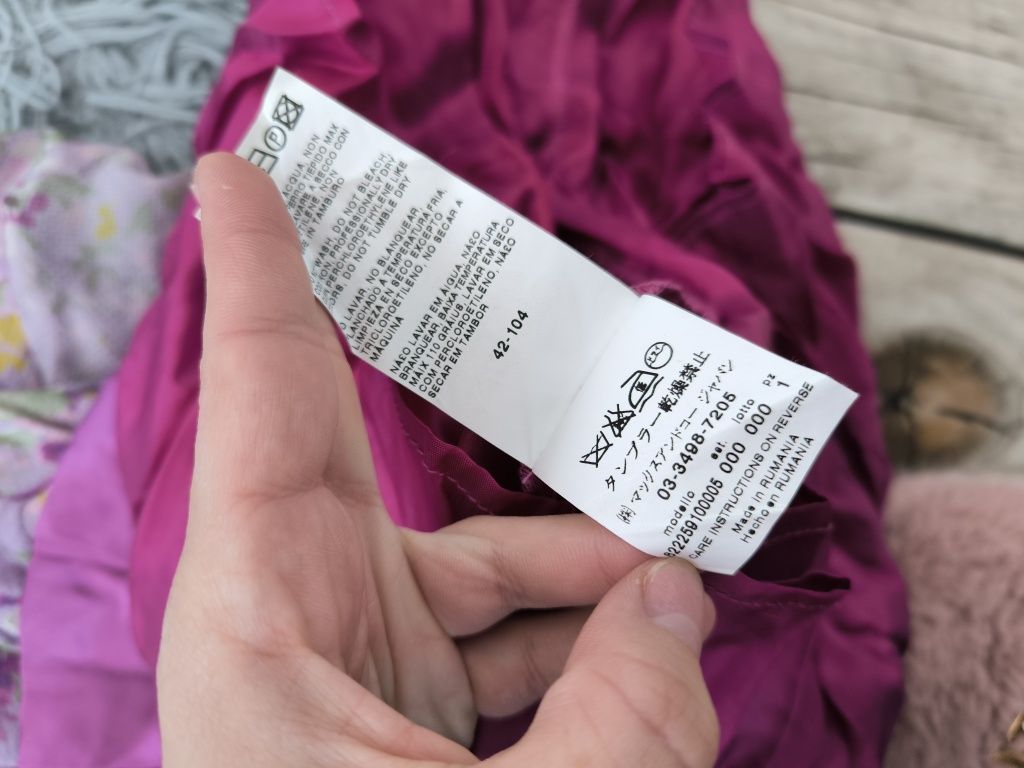 Intrend Max Mara sukienka w kwiatuszki 100% jedwab silk XS/S