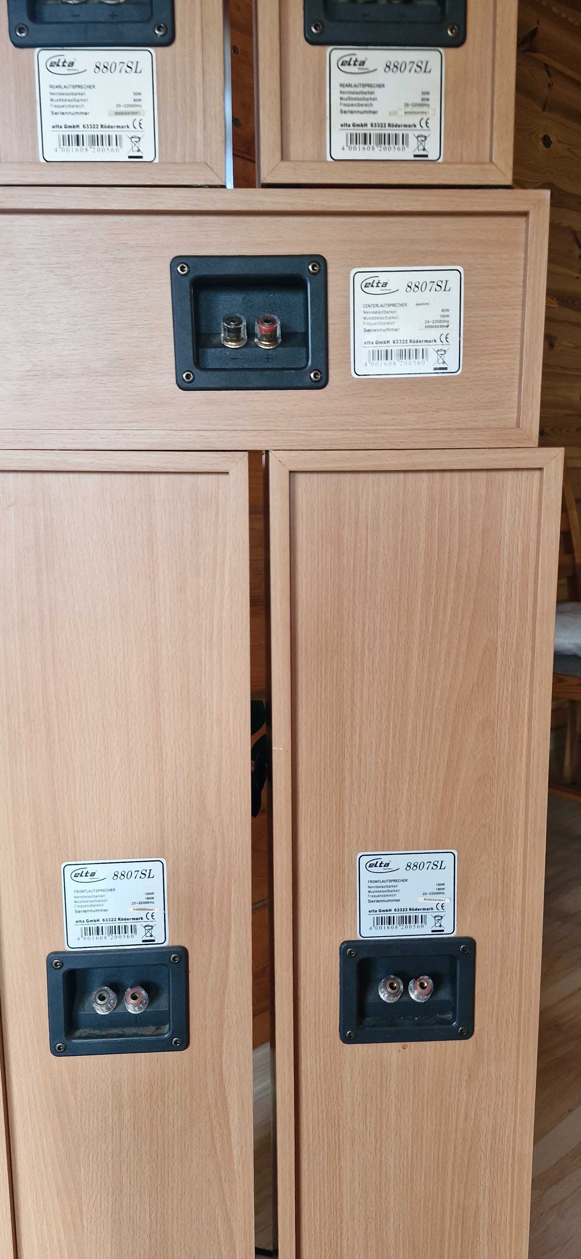 Zestaw Audio - Wzmacniacz + głośniki 5.1 + subwoofer
