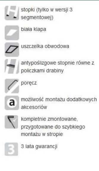 Schody strychowe FAKRO LWK PLUS 70x120 - wysyłka