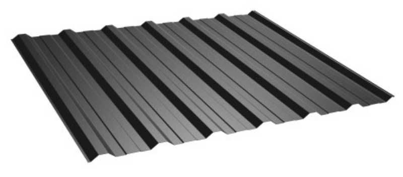 BLACHA trapezowa T-18 9005 czarna MAT 1,138/1,185