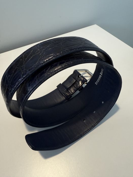 Ремень Stefano Ricci кожа крокодила
