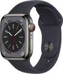 Apple Watch Series 8 41mm Graphite S. Steel Case w. Midnight S. Band