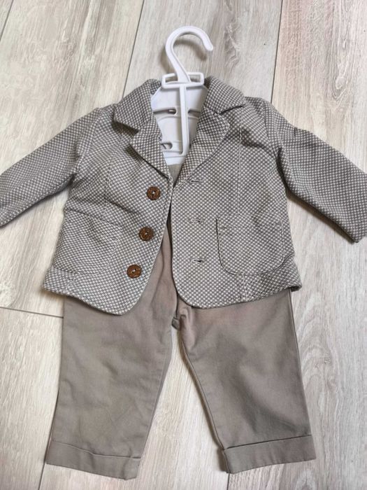 Ubranie na chrzest chłopiec r. 68