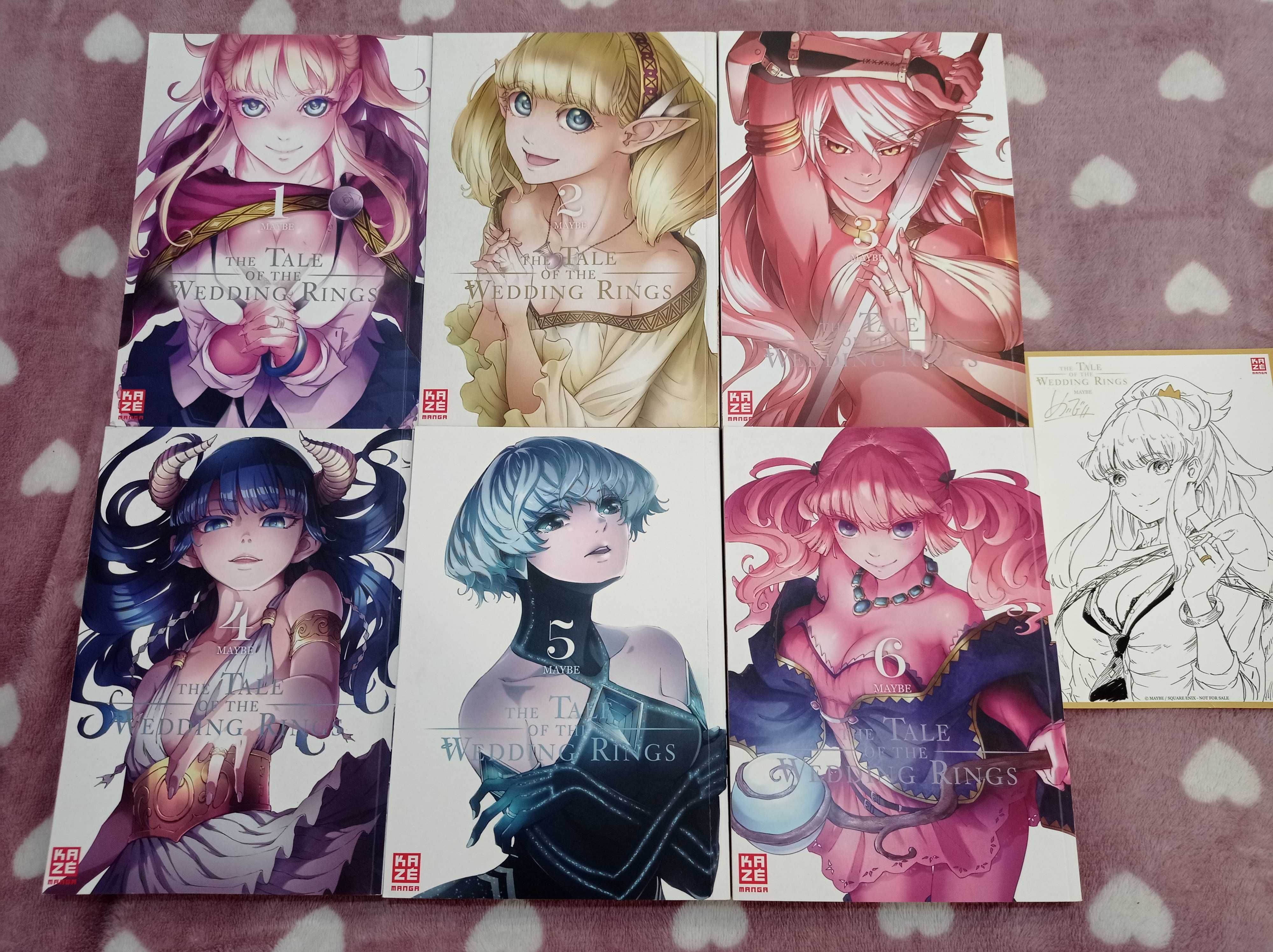 Manga The Tale of Wedding Rings 1-6 + pocztówka