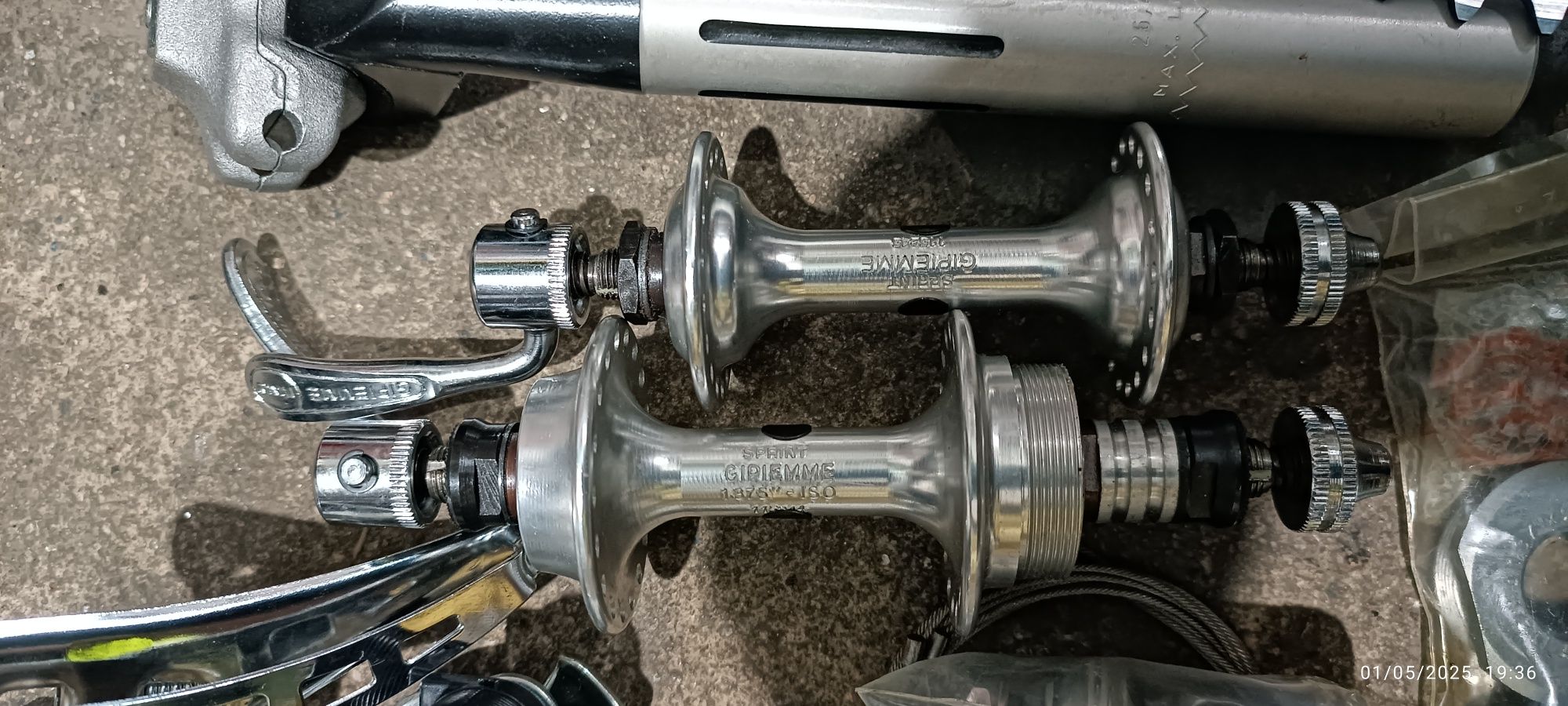 Grupo de bicicleta antiga Gipiemme Azzurro