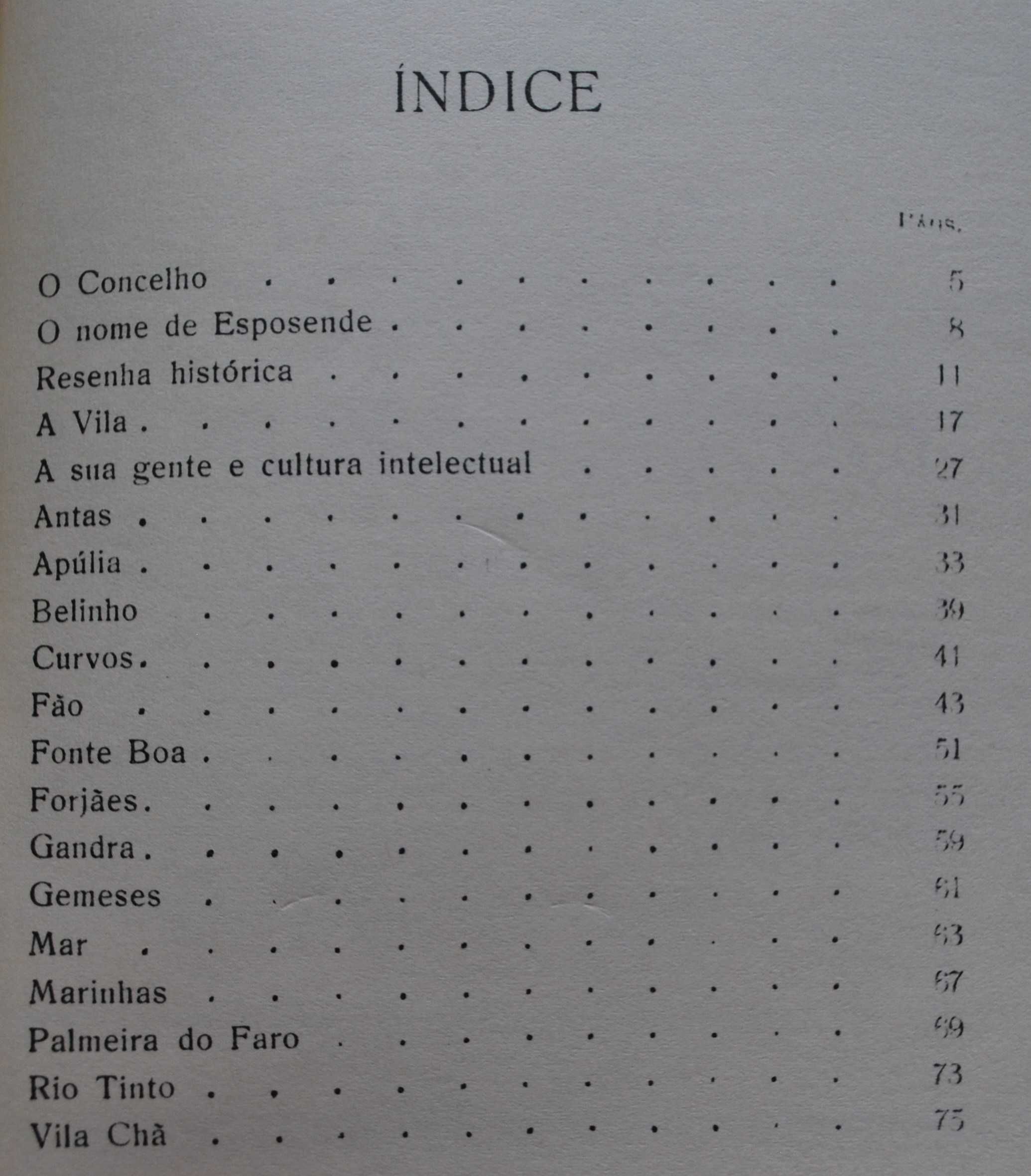 Esposende Monografia do Concelho de Manuel Ayres Falcão Machado - 1951