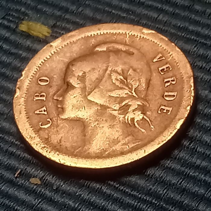 moeda 10 centavos cabo verde 1930