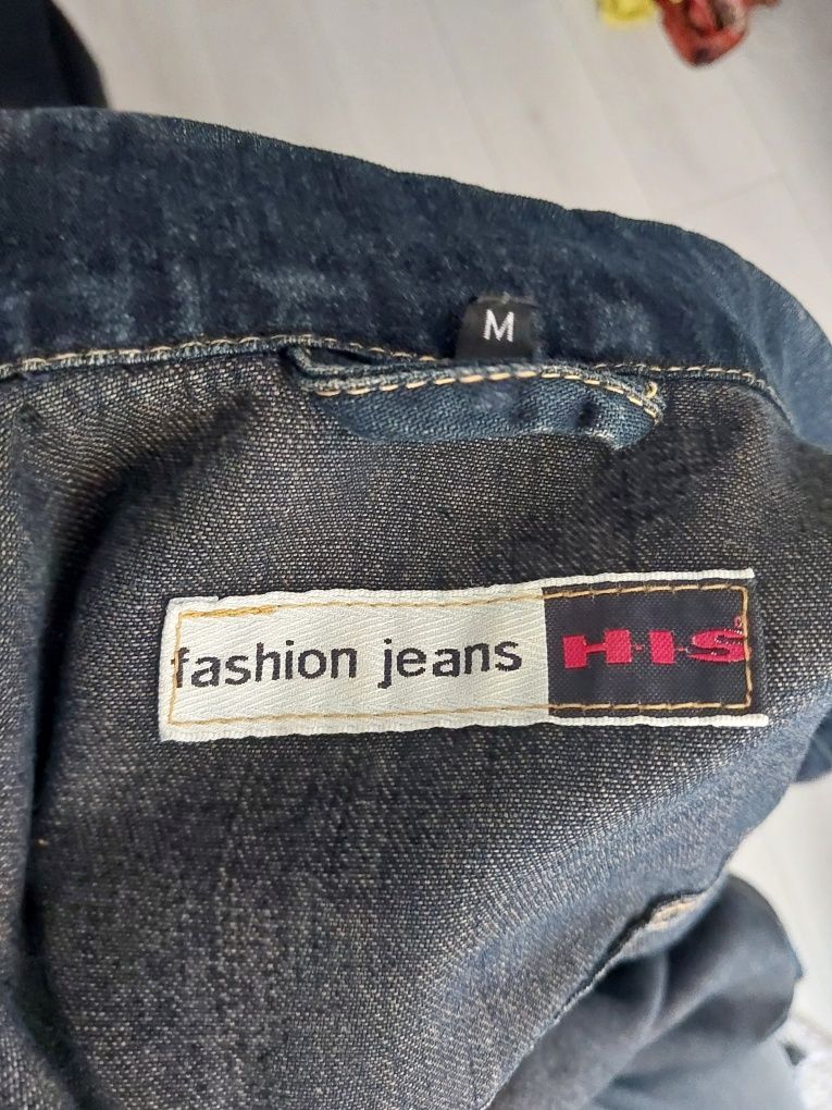 Kurtka jeansowa ramoneska H.I.S denim Vintage