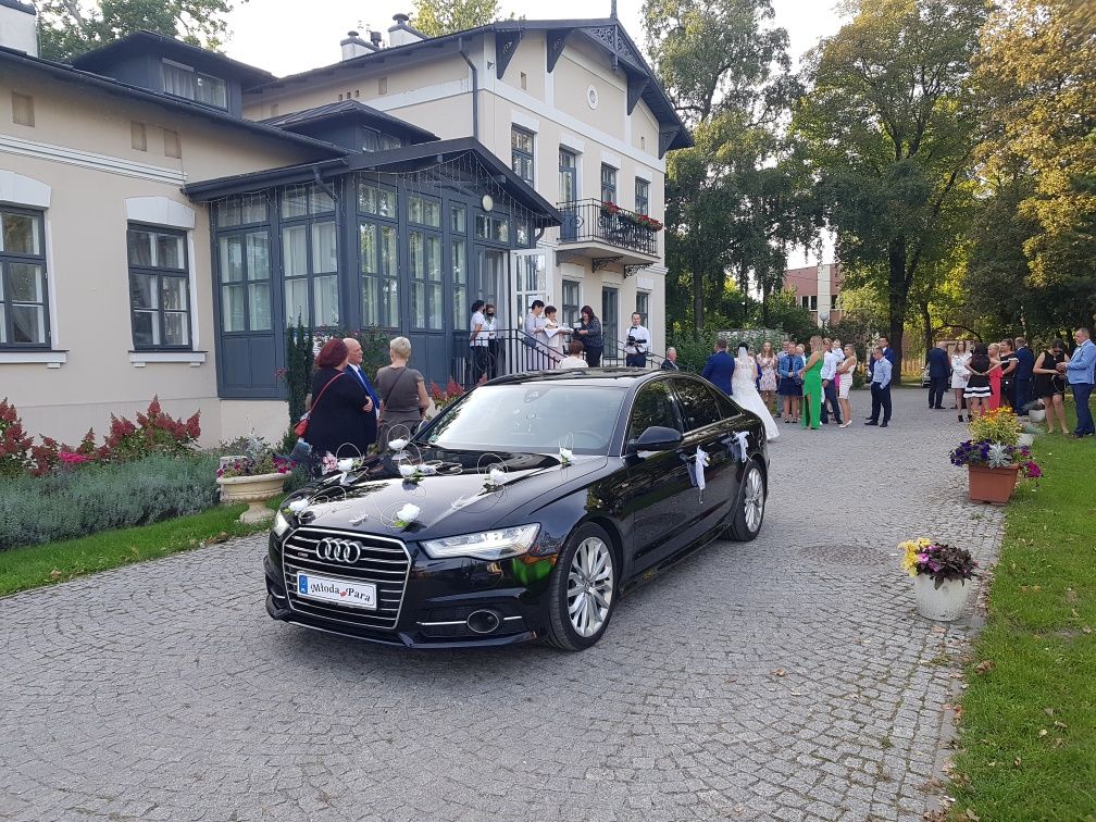 Auto do ślubu Samochód na wesele Audi A 6 c7 s line matrix 2016 r.