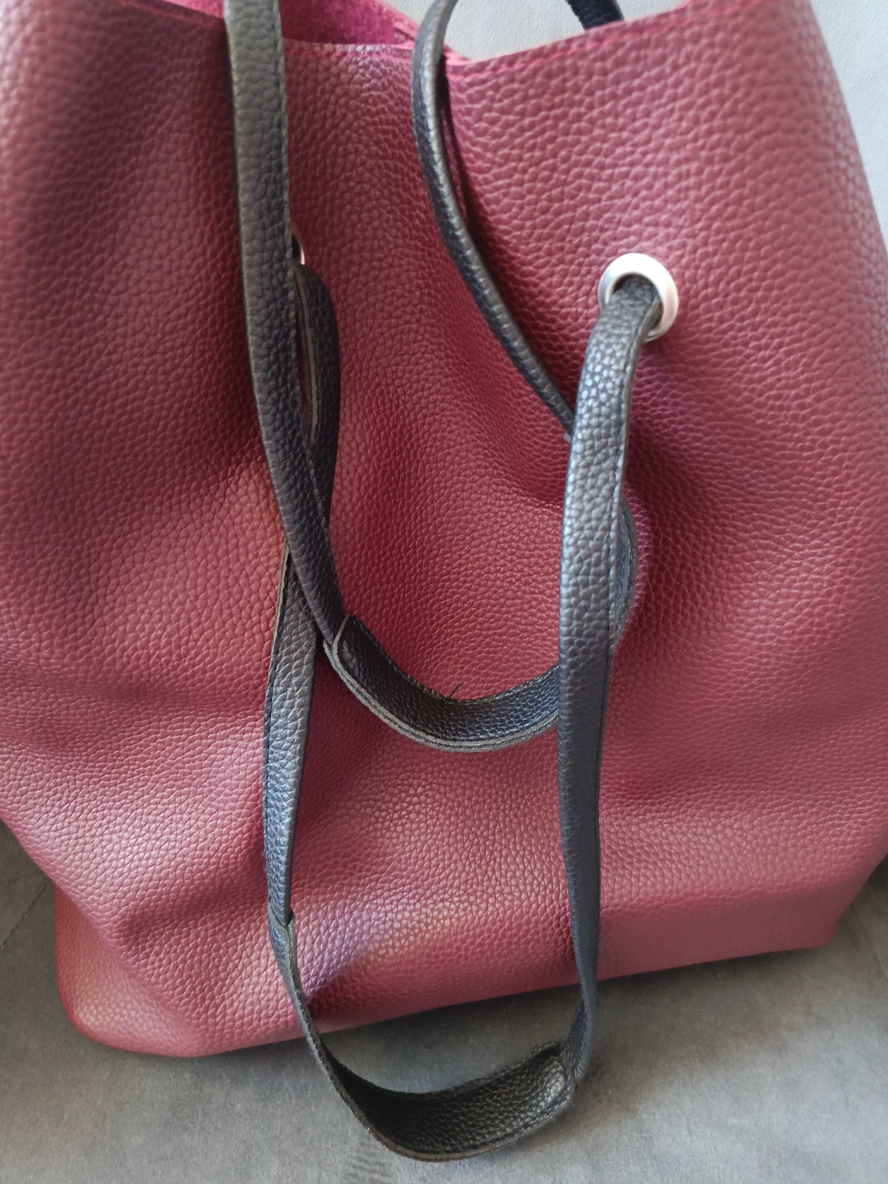 Torba / shopperka bordo moodo