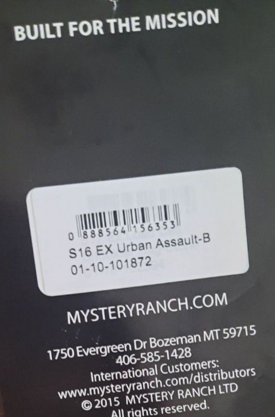 Рюкзак Mystery Ranch 21L s 16 EX Urban