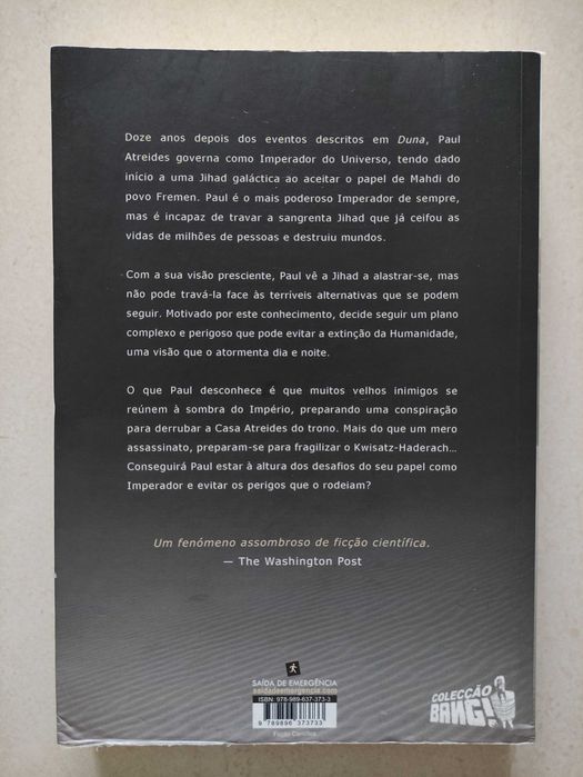 Livro "O Messias de Duna", de Frank Herbert