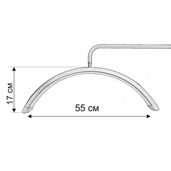 Безтіньова LED-лампа Smart MOON Light HD-M6X, 36 Вт, Чорна