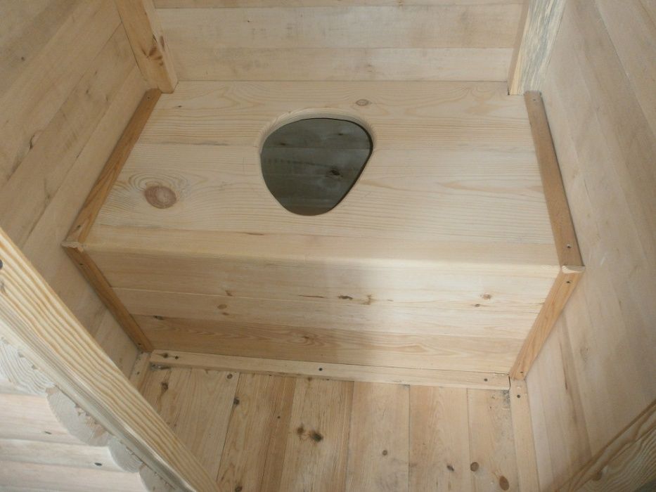 Туалет деревянный, душ, изделия из дерева на заказ