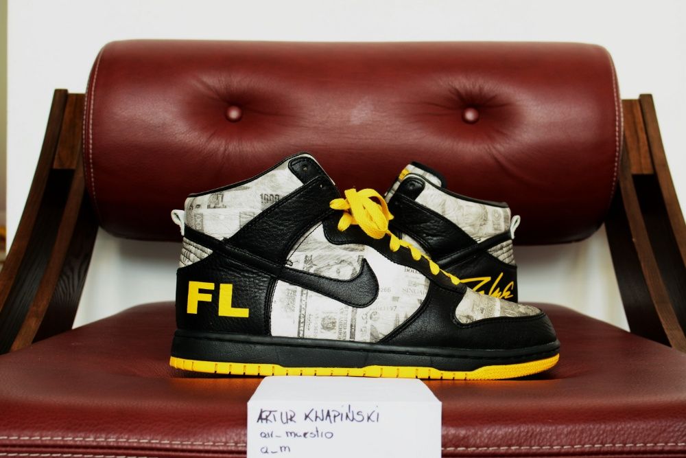Nike Dunk High Supreme TZ LAF FLOM us 9,5